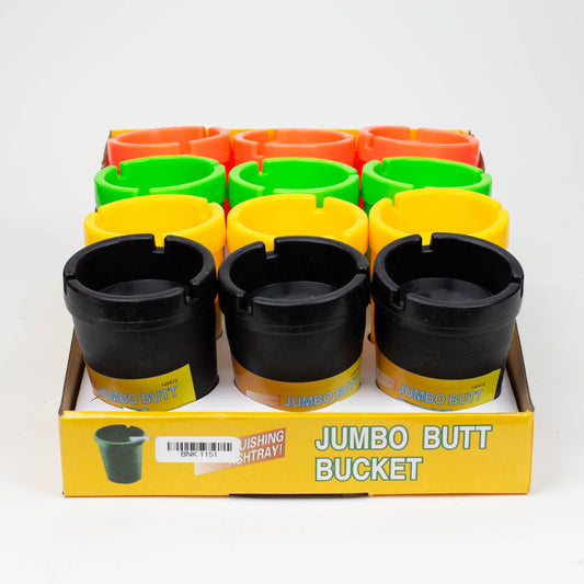 Jumbo Butt Bucket Extinguishing Ashtray Box of 12_0