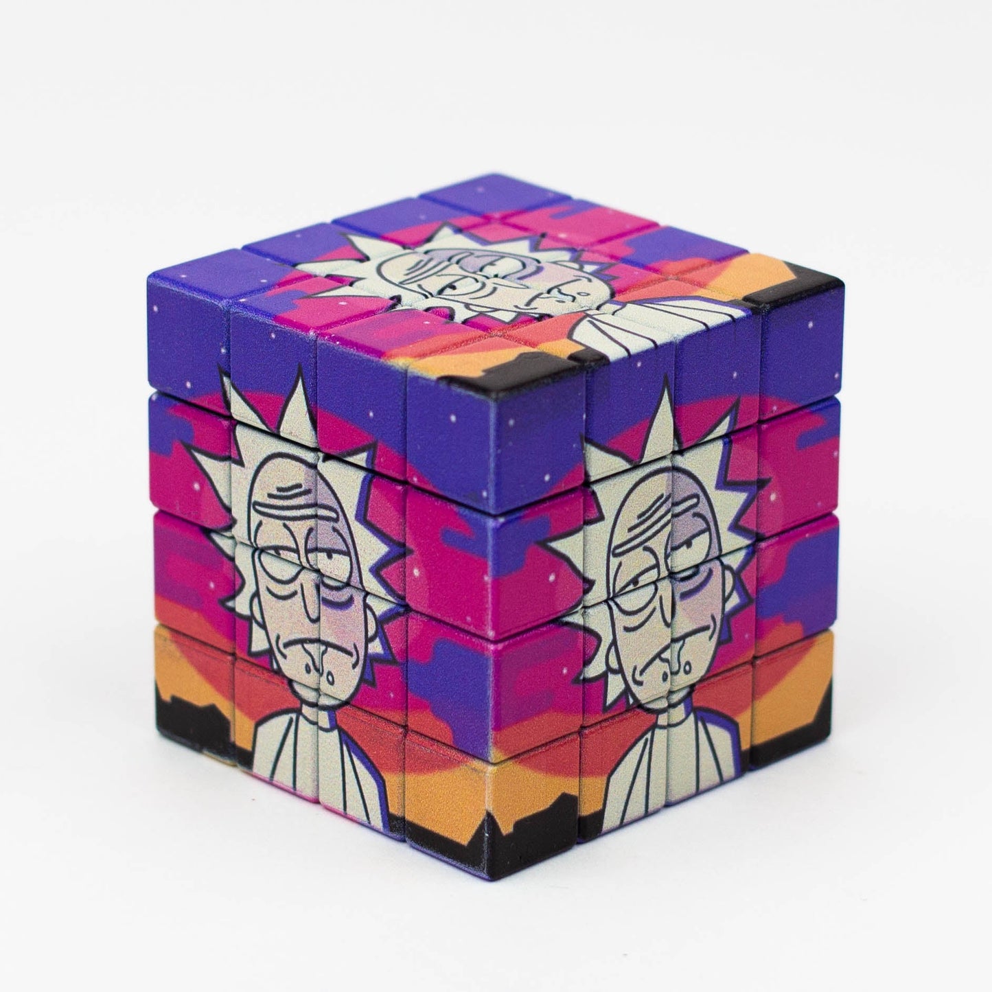 Cartoon Cube Herb Grinder - 4 Parts_18