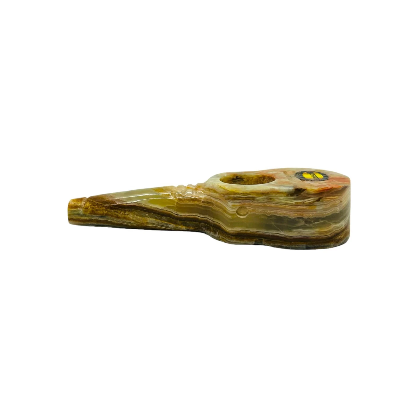 StoneAge | 4" Handmade Tobacco Smoking Pipe – Model: Guitar, Includes Gift Box_6