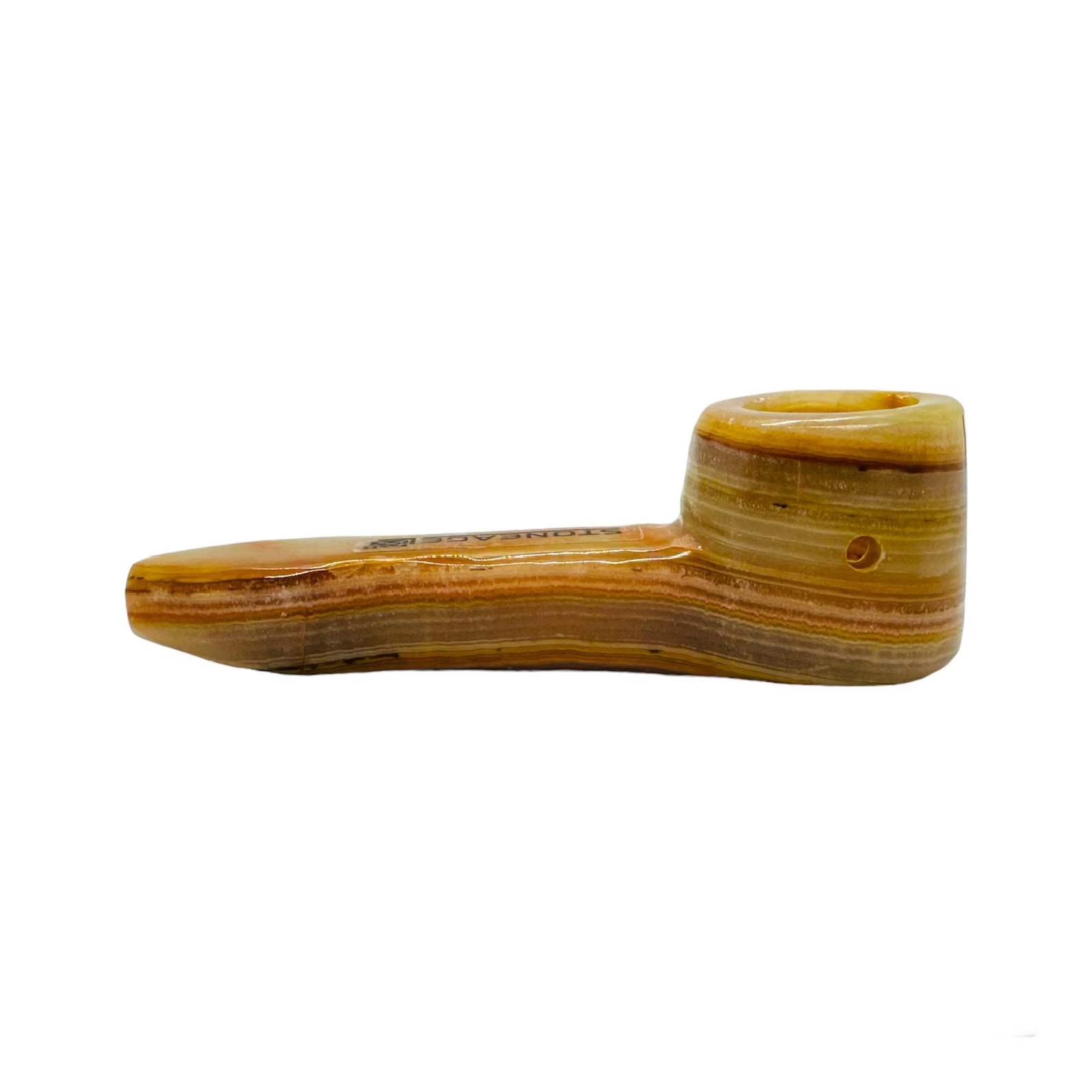 StoneAge | 4" Handmade Tobacco Smoking Pipe – Model: Fish, Includes Gift Box_4