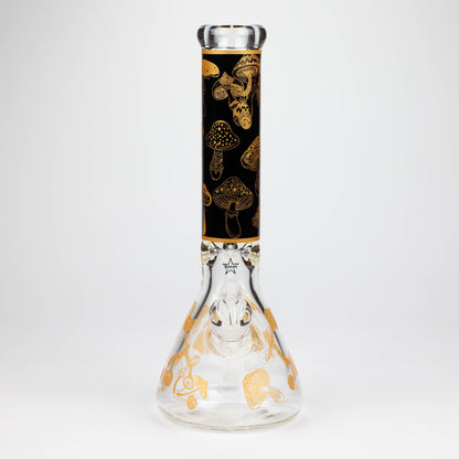 14" Mushroom 9mm glass water bong [GBT2303]_7