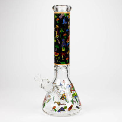 14" Mushroom 9mm glass water bong [GBT2303]_2