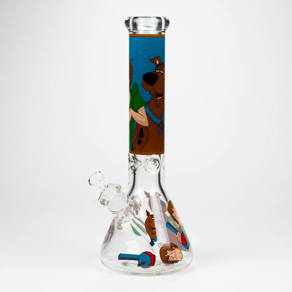 14" SD Cartoon 9mm glass water bong [GBT2112]_5