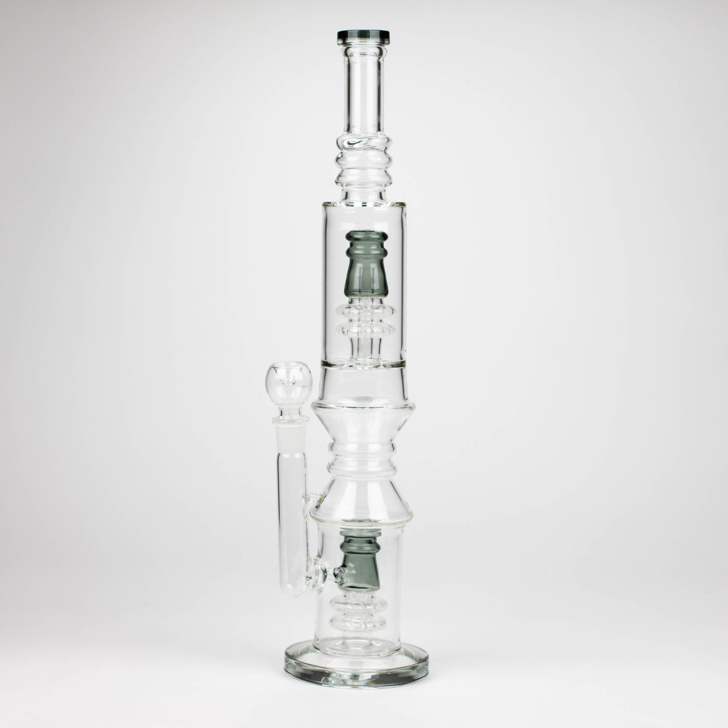 18" Glass water bong with Percolator and Diffuser_5