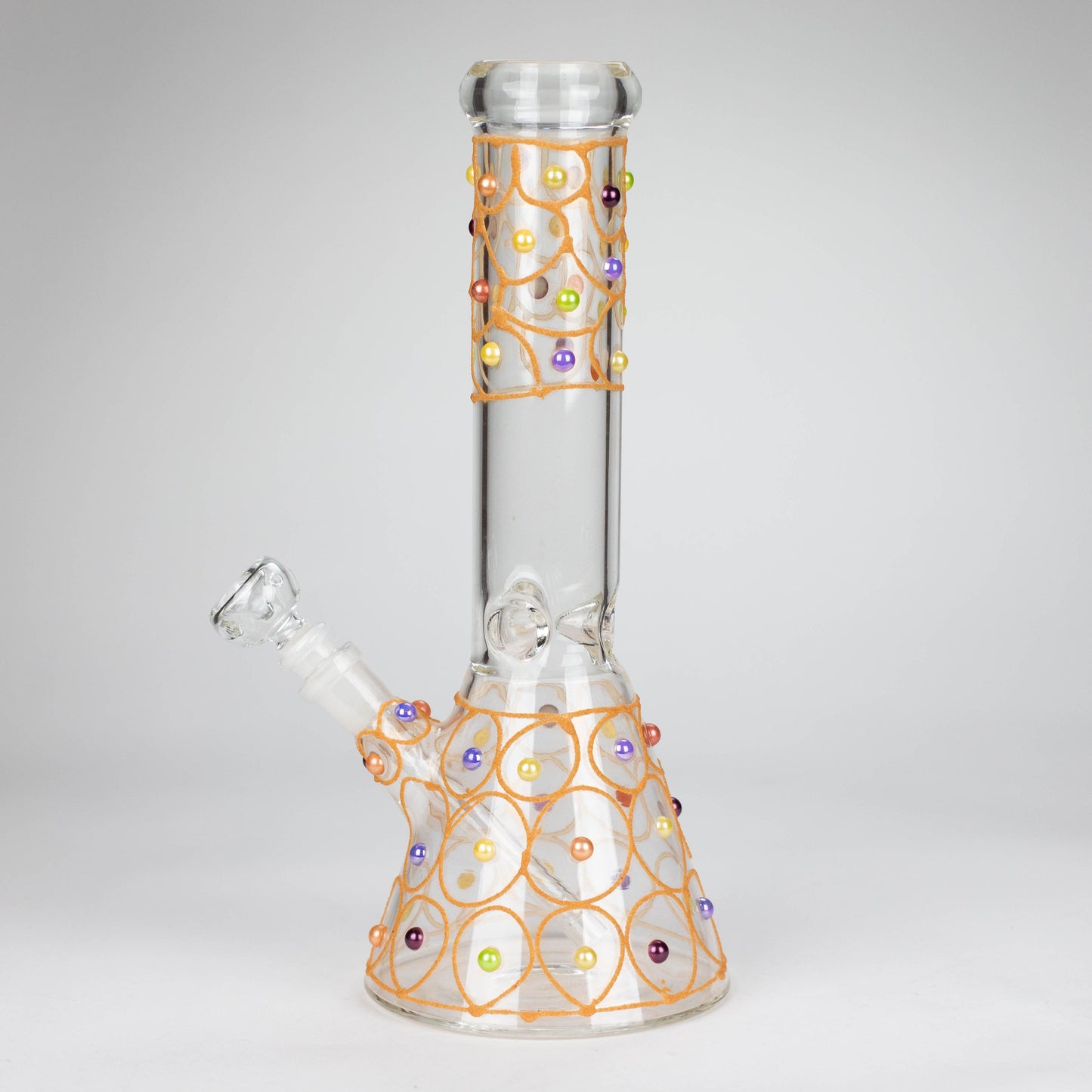 12" Royal conical hand crafted glass water bong_1