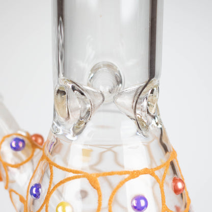 12" Royal conical hand crafted glass water bong_4