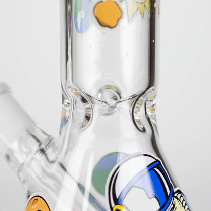 10" Glass Bong With The Astronaut Design_4