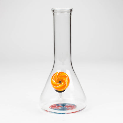 6" beaker glass water bong_2