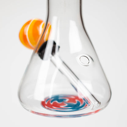 6" beaker glass water bong_3