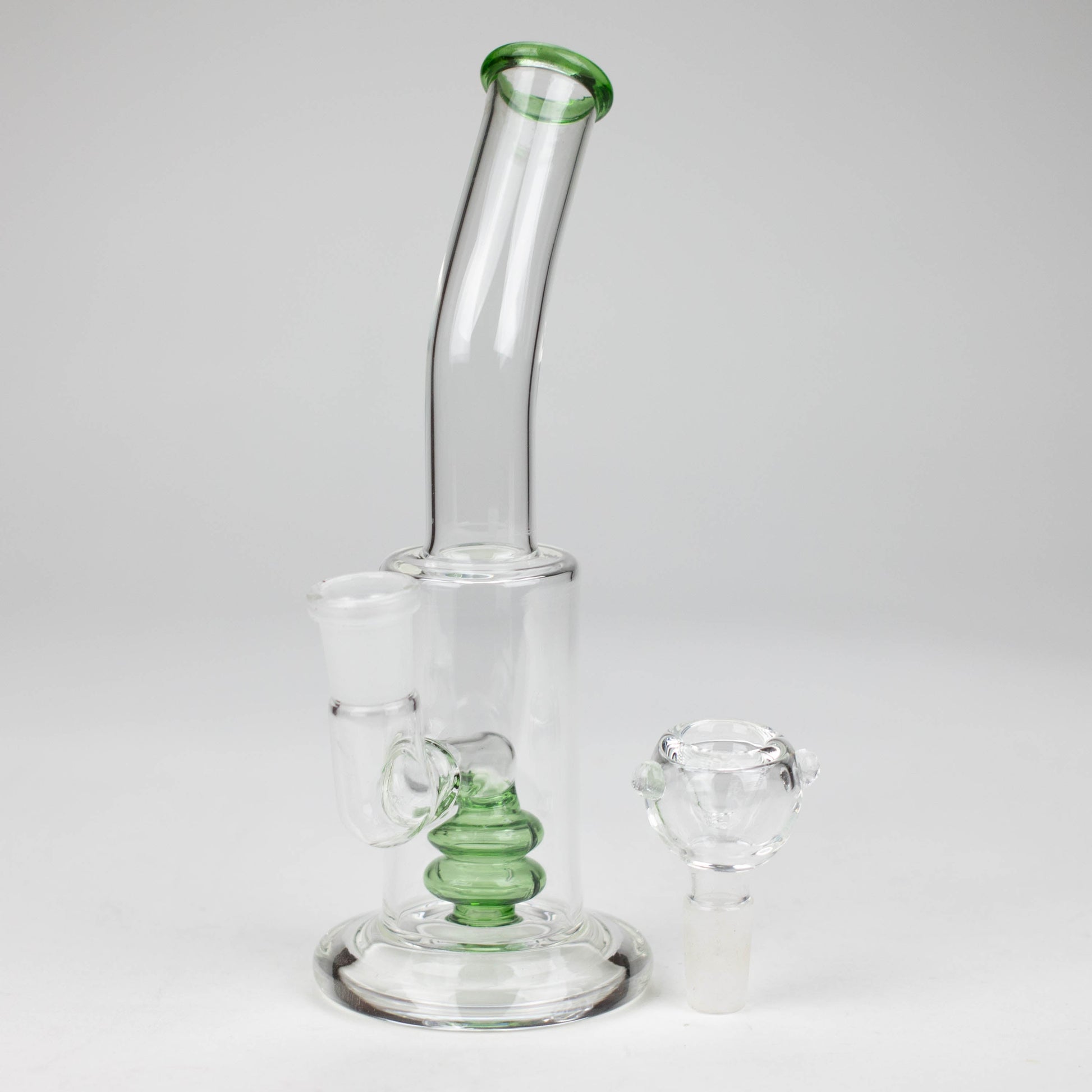 7.5" bent neck glass bong_7