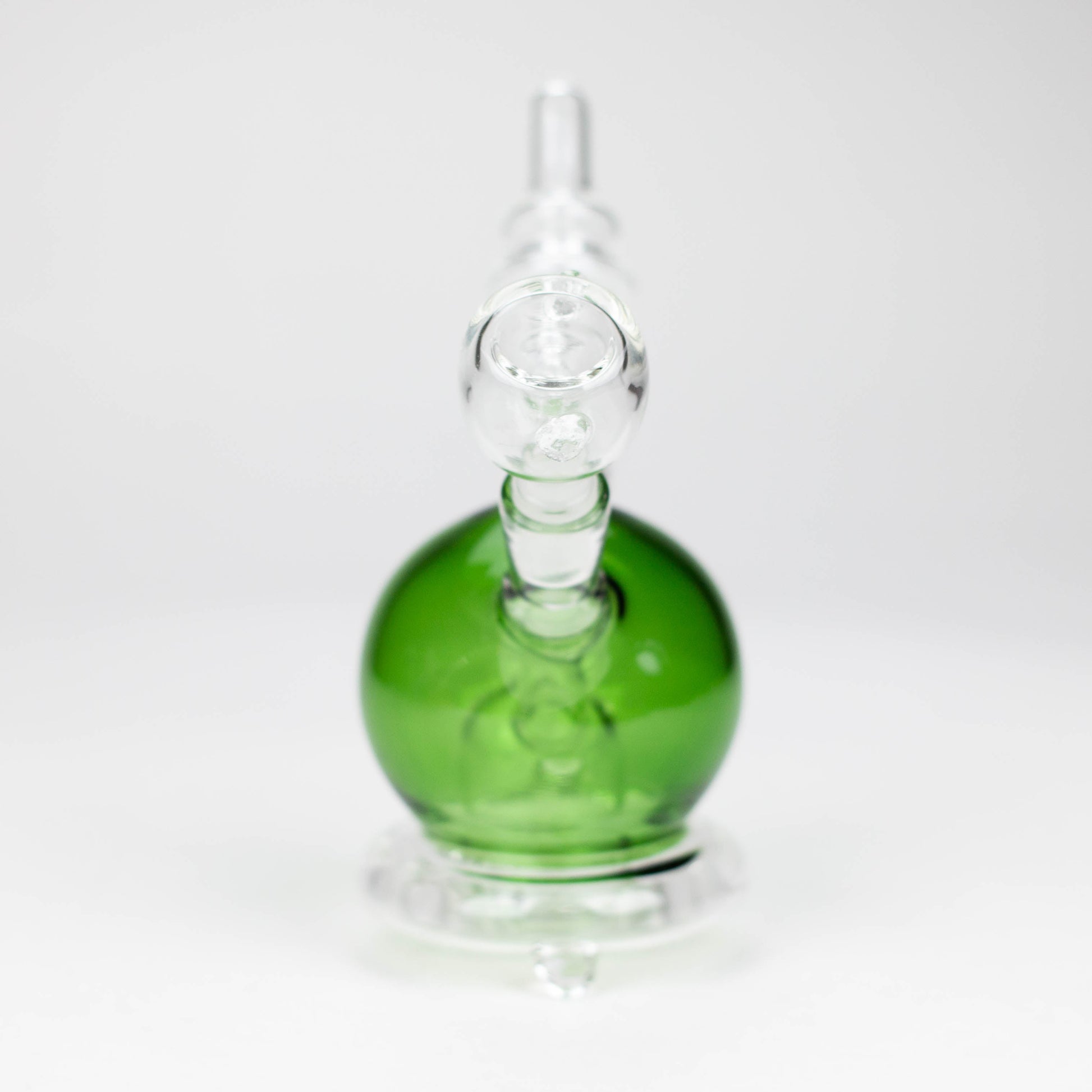 6" Apple glass water bong_6