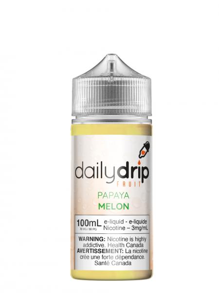 Papaya Melon by Daily Drip 100ml - Rigs N Clouds Canada