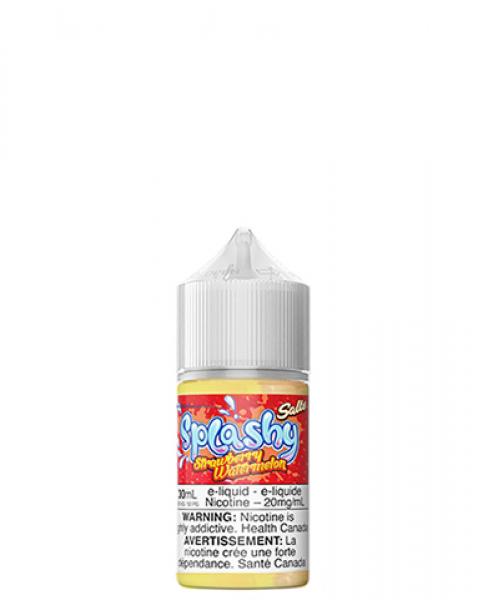 Strawberry Watermelon Salts 30ml by Splashy - Rigs N Clouds Canada