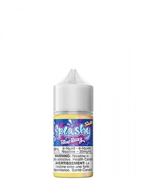 Blue Raspberry Salts 30ml by Splashy - Rigs N Clouds Canada