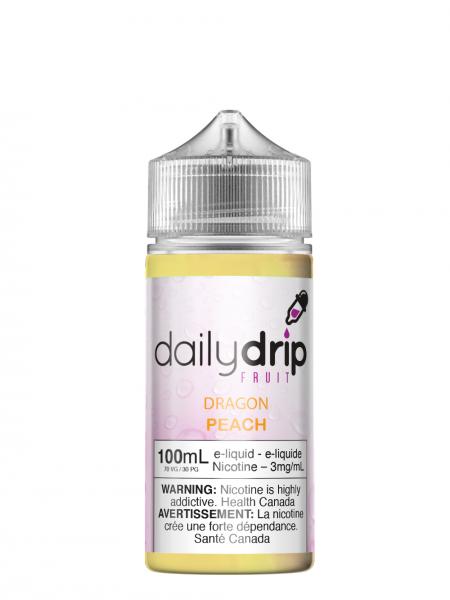 Dragon Peach by Daily Drip 100ml - Rigs N Clouds Canada