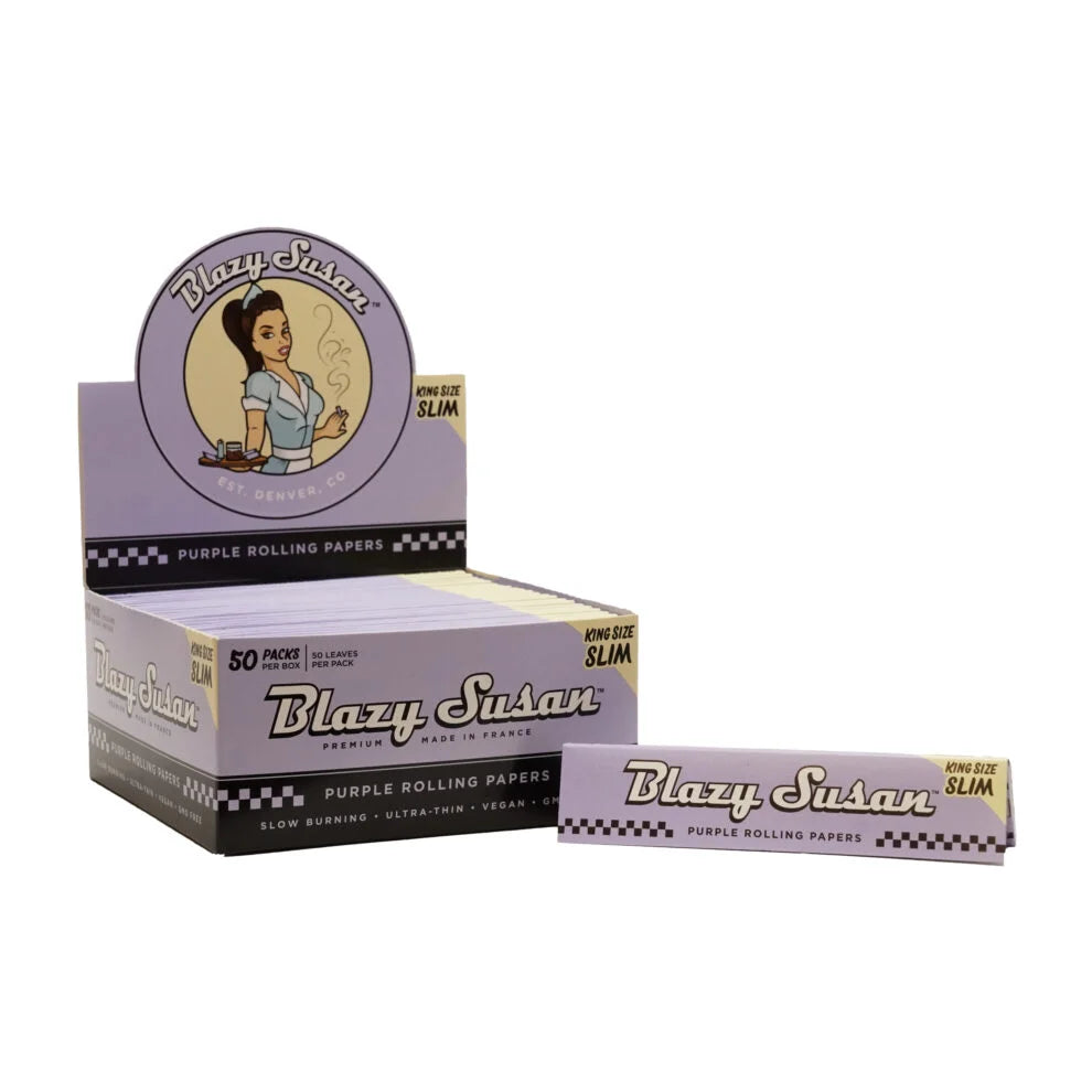 Blazy Susan | King Size Rolling Purple paper box of 50_0