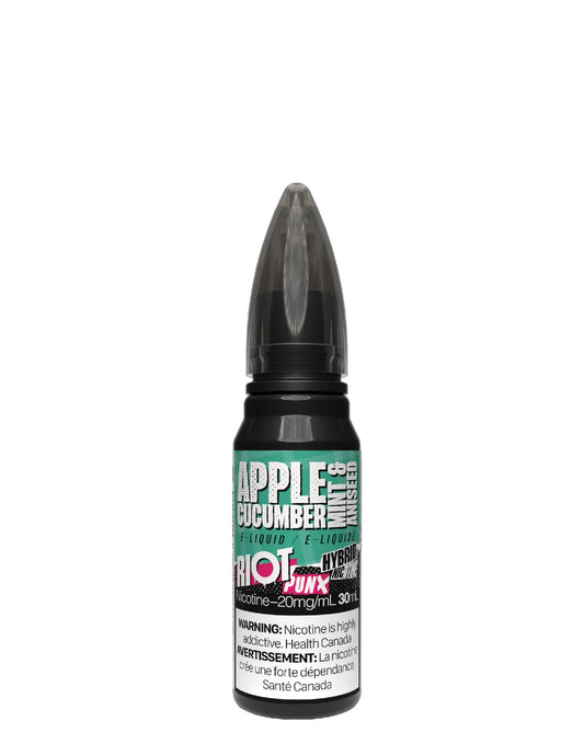 Apple, Cucumber, Mint & Aniseed Hybrid Salts - Punx 30ml by Riot Squad - Rigs N Clouds Canada