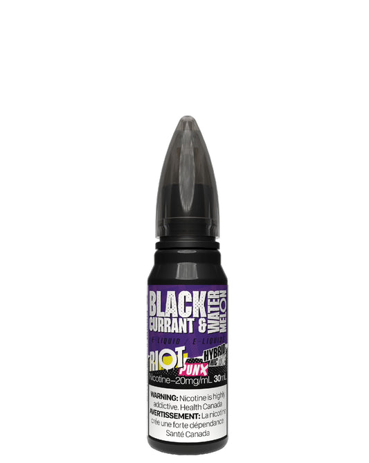 Blackcurrant & Watermelon Hybrid Salts - Punx 30ml by Riot Squad - Rigs N Clouds Canada