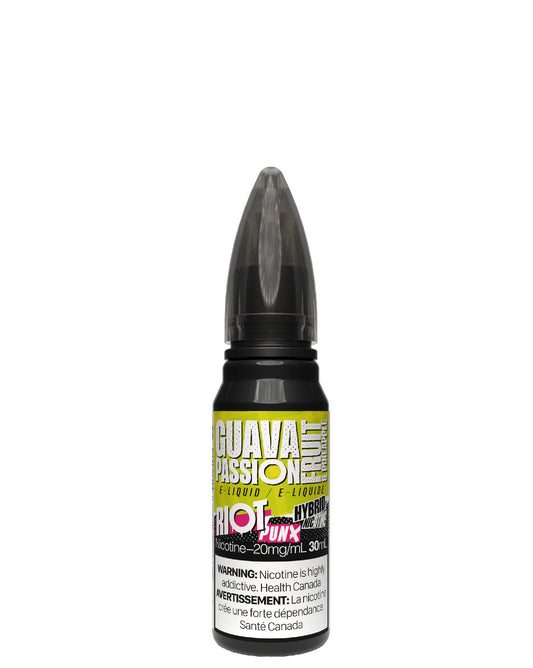 Guava, Passion Fruit & Pineapple Hybrid Salts - Punx 30ml by Riot Squad - Rigs N Clouds Canada