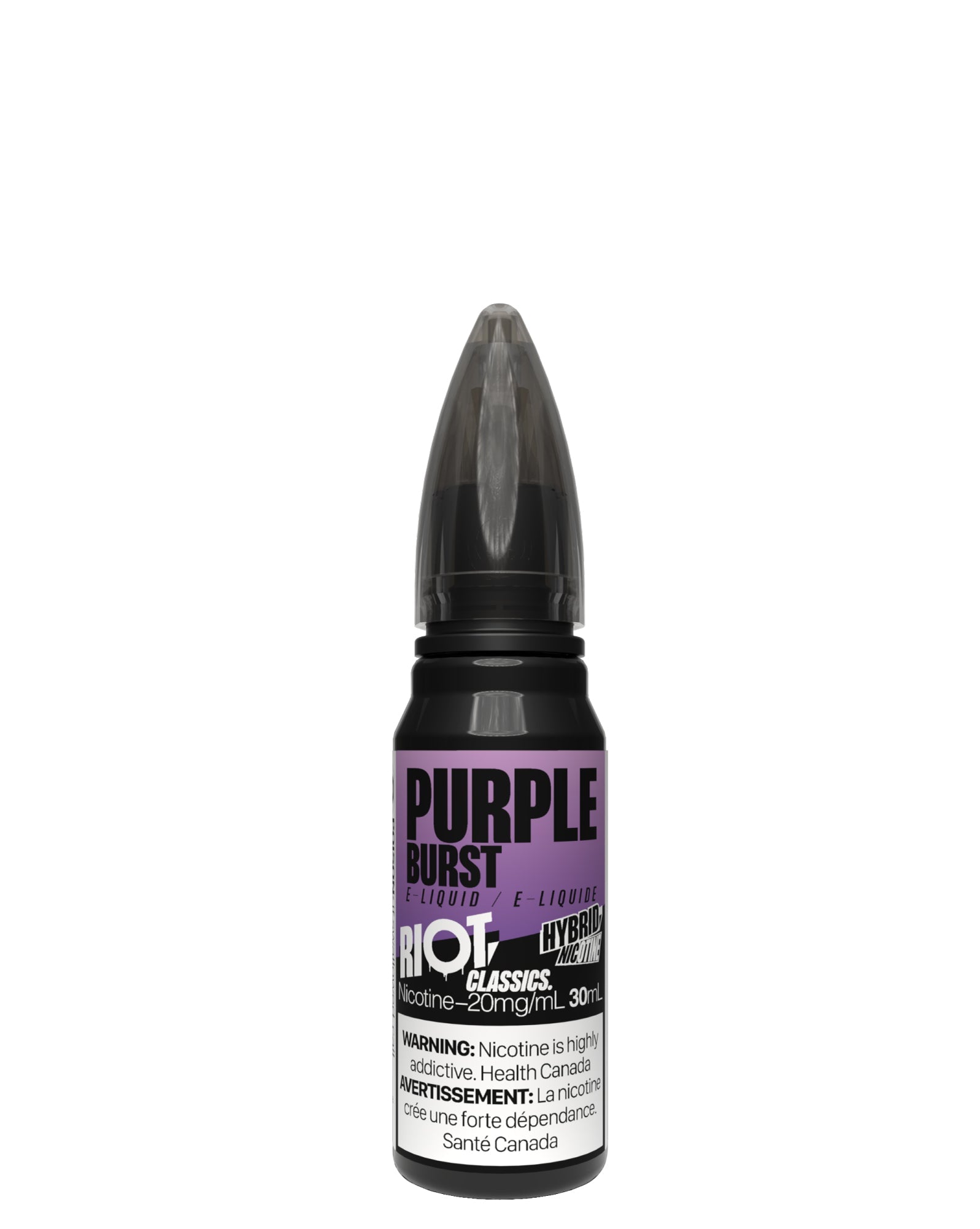 Purple Burst Hybrid Salts 30ml by Riot S:alt - Rigs N Clouds Canada