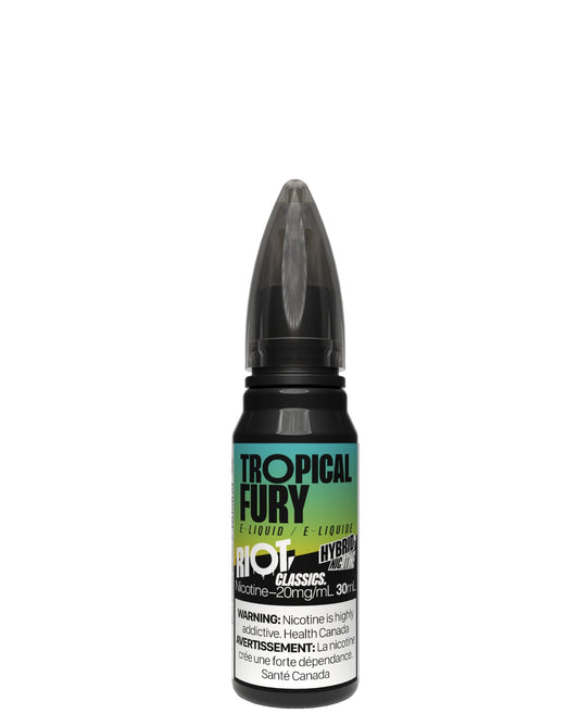 Tropical Fury Hybrid Salts 30ml by Riot S:alt - Rigs N Clouds Canada