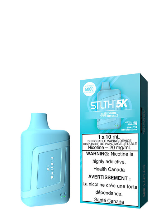 Blue Lemon Ice STLTH 5K Disposable (Carton of 5 Units) - Rigs N Clouds Canada