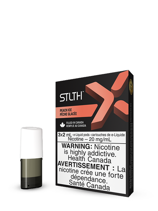 Peach Ice by STLTH X (3 pack) - Rigs N Clouds Canada