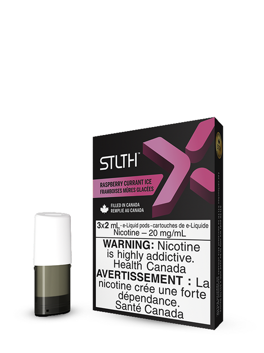 Raspberry Currant Ice by STLTH X (3 pack) - Rigs N Clouds Canada