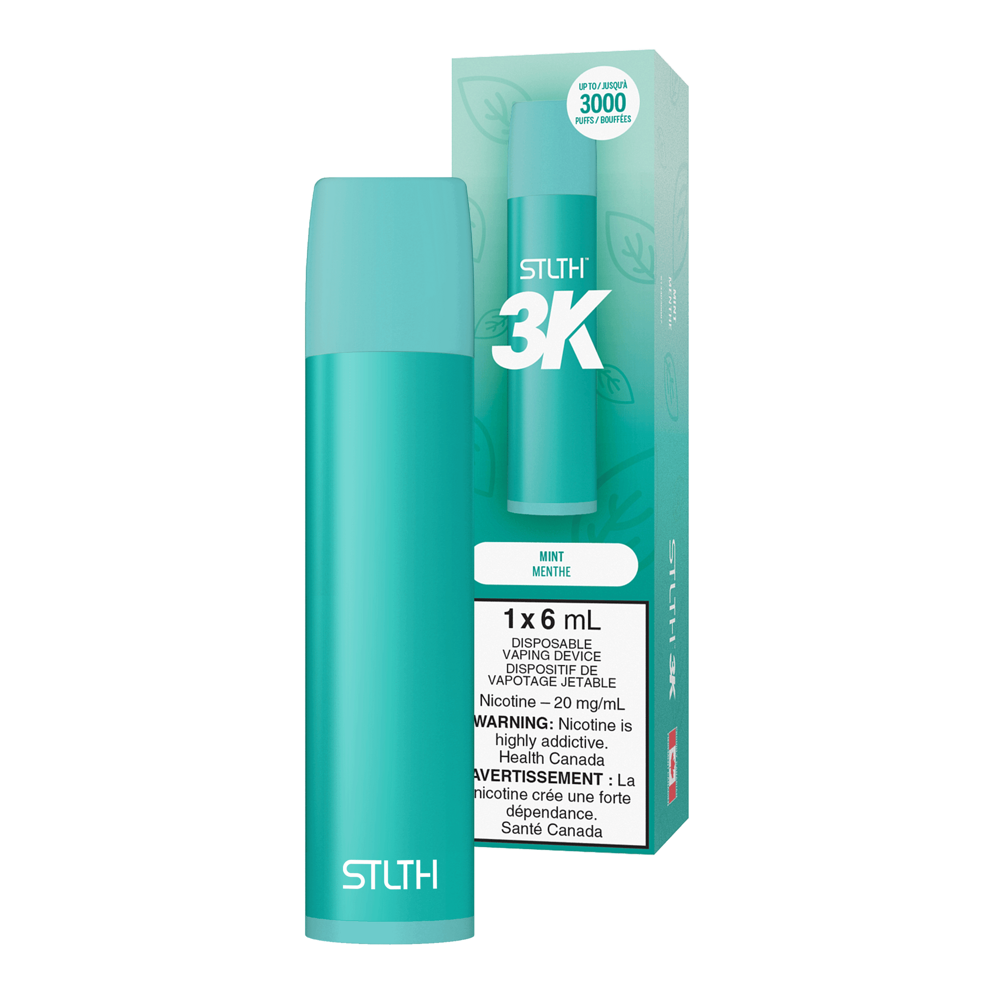 Mint STLTH 3K Disposable (Carton of 6 Units) - Rigs N Clouds Canada