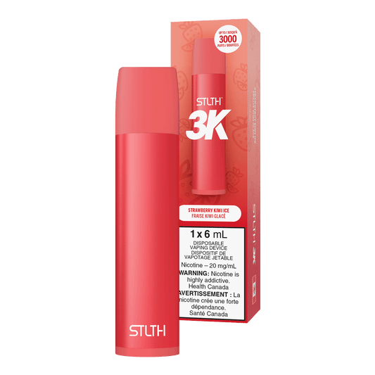 Strawberry Kiwi Ice STLTH 3K Disposable (Carton of 6 Units) - Rigs N Clouds Canada