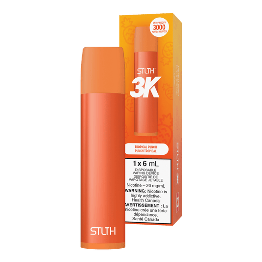 Tropical Punch STLTH 3K Disposable (Carton of 6 Units) - Rigs N Clouds Canada