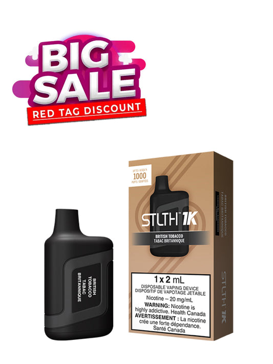 British Tobacco STLTH 1K Disposable (Carton of 6 Units) - Rigs N Clouds Canada