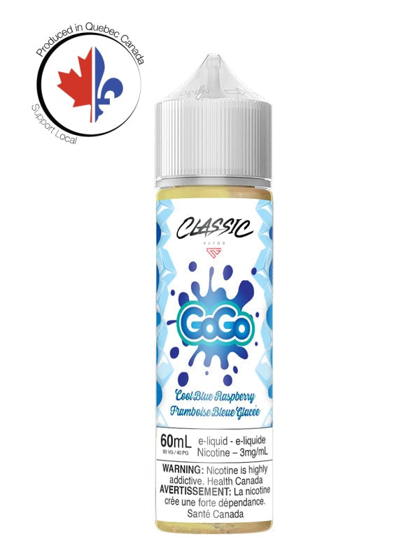 Cool Blue Raspberry 60ml by Gogo Juice - Rigs N Clouds Canada