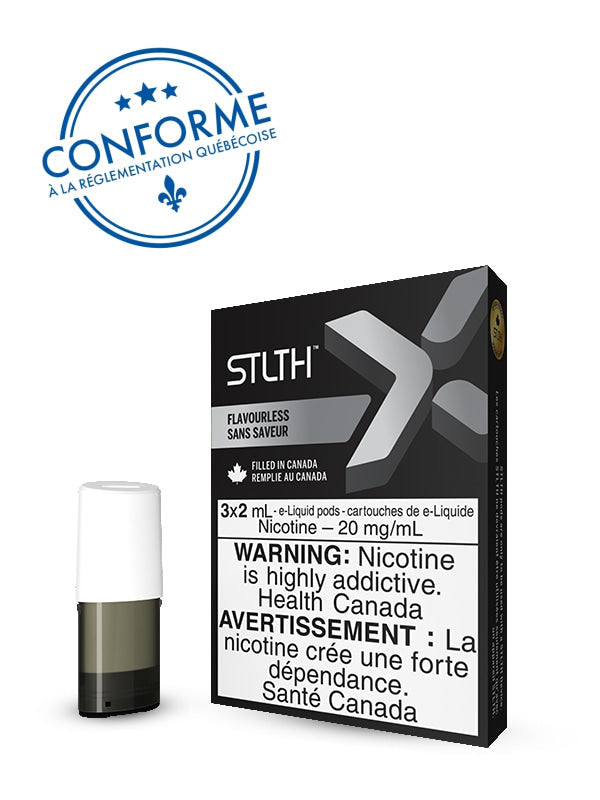 Flavourless by STLTH X (3 pack) - Rigs N Clouds Canada