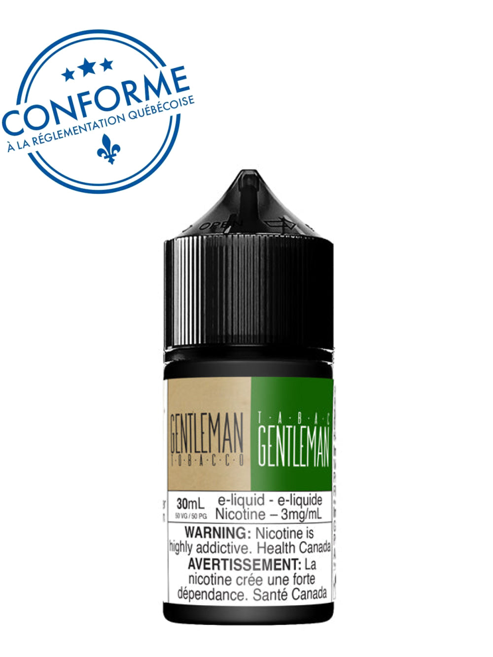 Gentleman 50PG/50VG 30ml by Vapeur Express - Rigs N Clouds Canada