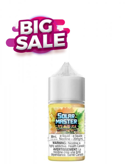 Island ICE SALTS 30ml by Solar Master - Rigs N Clouds Canada