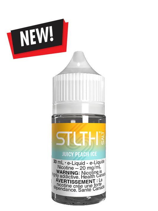 Juicy Peach Ice SALTS 30ml by STLTH - Rigs N Clouds Canada