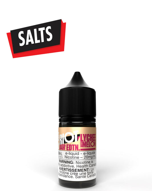 Lychee Watermelon Salts 30ml by Riot Bar - Rigs N Clouds Canada