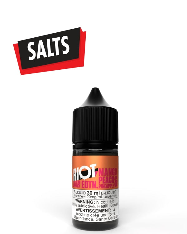 Mango Peach Pineapple Salts 30ml by Riot Bar - Rigs N Clouds Canada