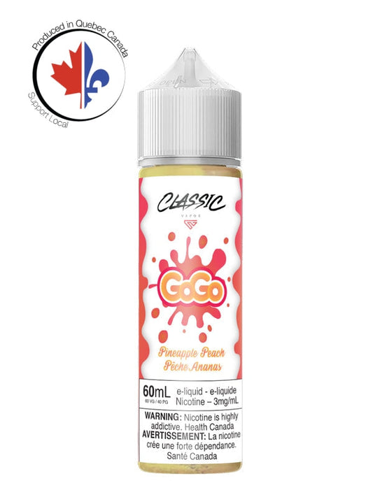 Peach Pineapple 60ml by Gogo Juice - Rigs N Clouds Canada