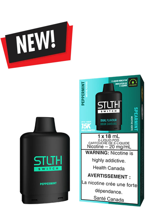 Peppermint / Spearmint STLTH Switch Pod (Carton of 5 Units) - Rigs N Clouds Canada