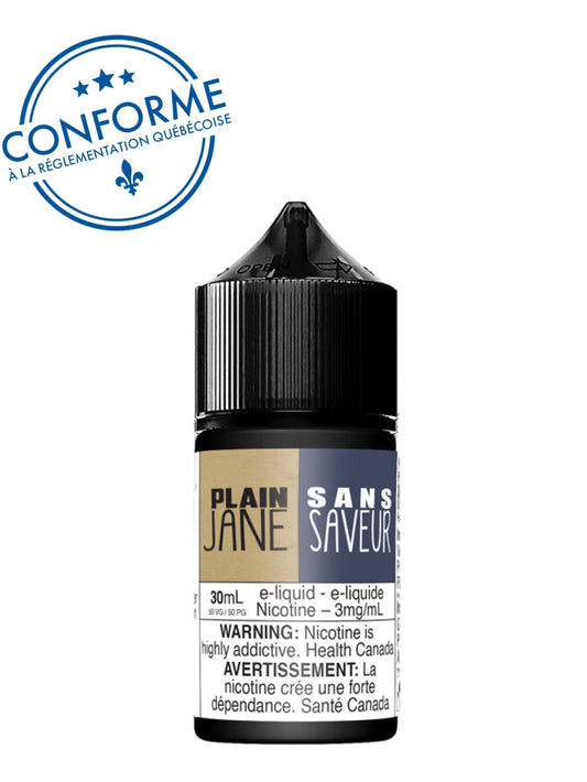 Plain Jane 30ml by Vapeur Express - Rigs N Clouds Canada