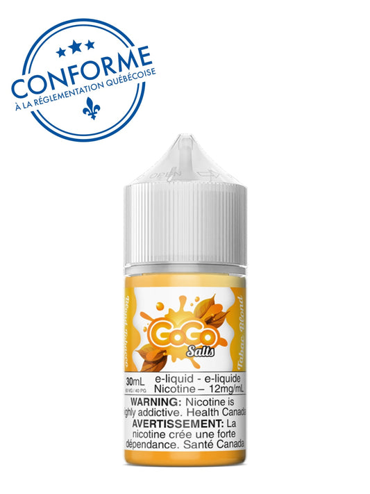 Tabac Blond Salts 30ml by Gogo - Rigs N Clouds Canada