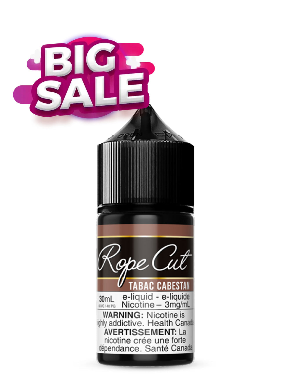 Tabac Cabestan 30ml by Rope Cut - Rigs N Clouds Canada