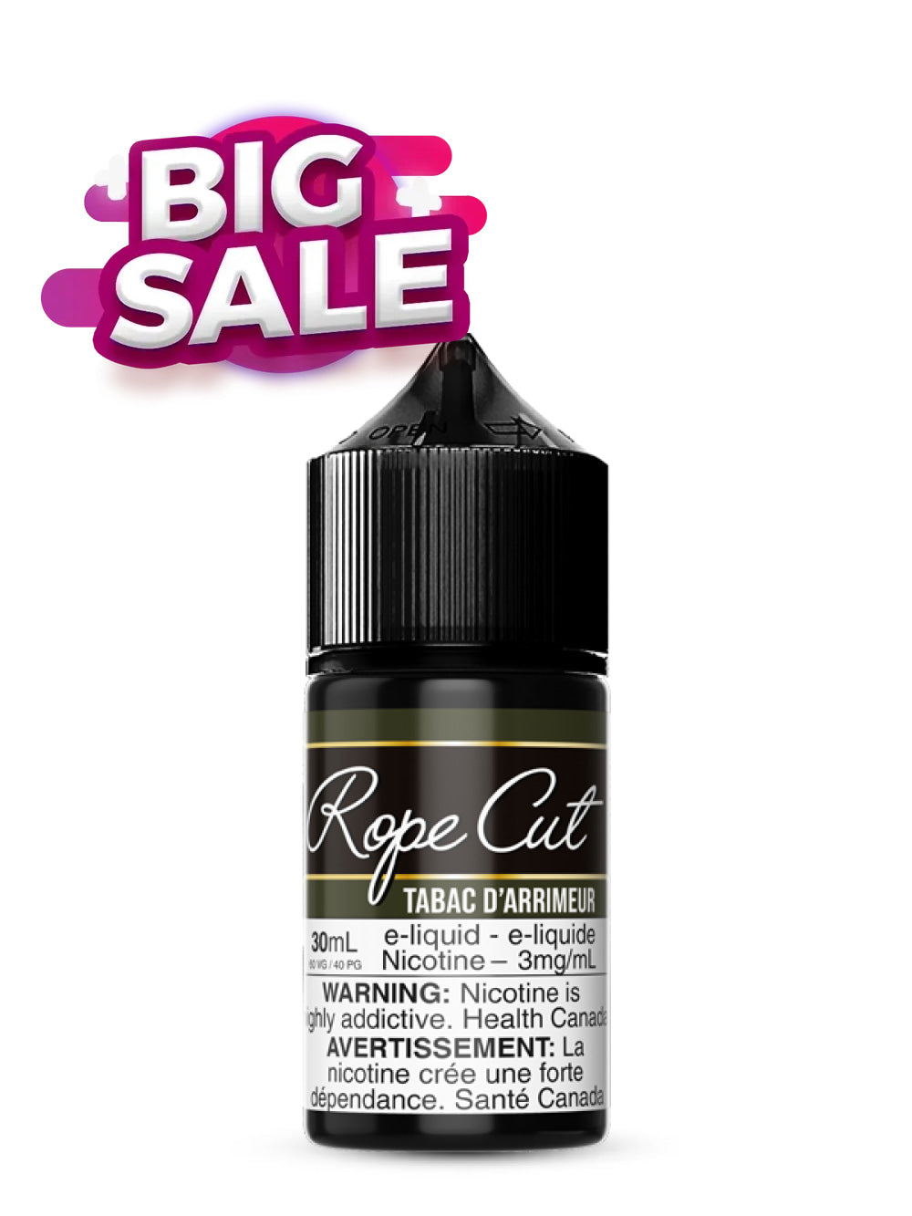 Tabac D'Arrimeur 30ml by Rope Cut - Rigs N Clouds Canada