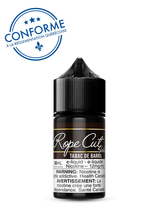 Tabac De Barril Salts 30ml by Rope Cut - Rigs N Clouds Canada