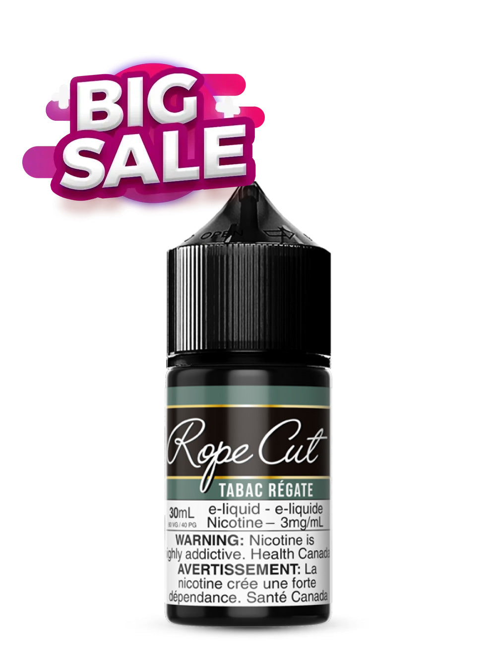 Tabac Regate 30ml by Rope Cut - Rigs N Clouds Canada