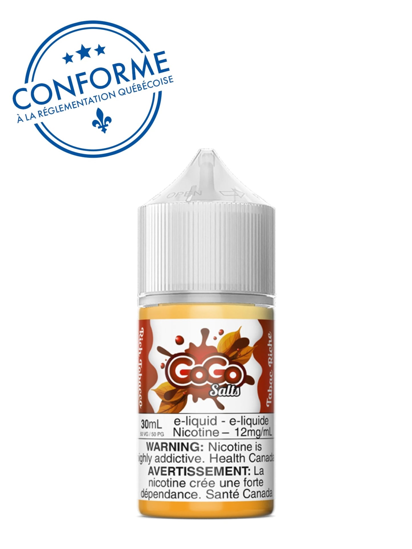 Tabac Riche Salts 30ml by Gogo - Rigs N Clouds Canada