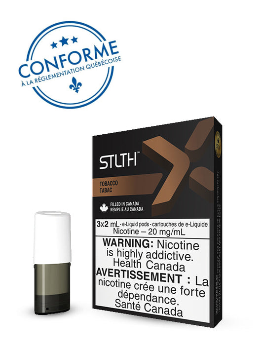 Tobacco by STLTH X (3 pack) - Rigs N Clouds Canada