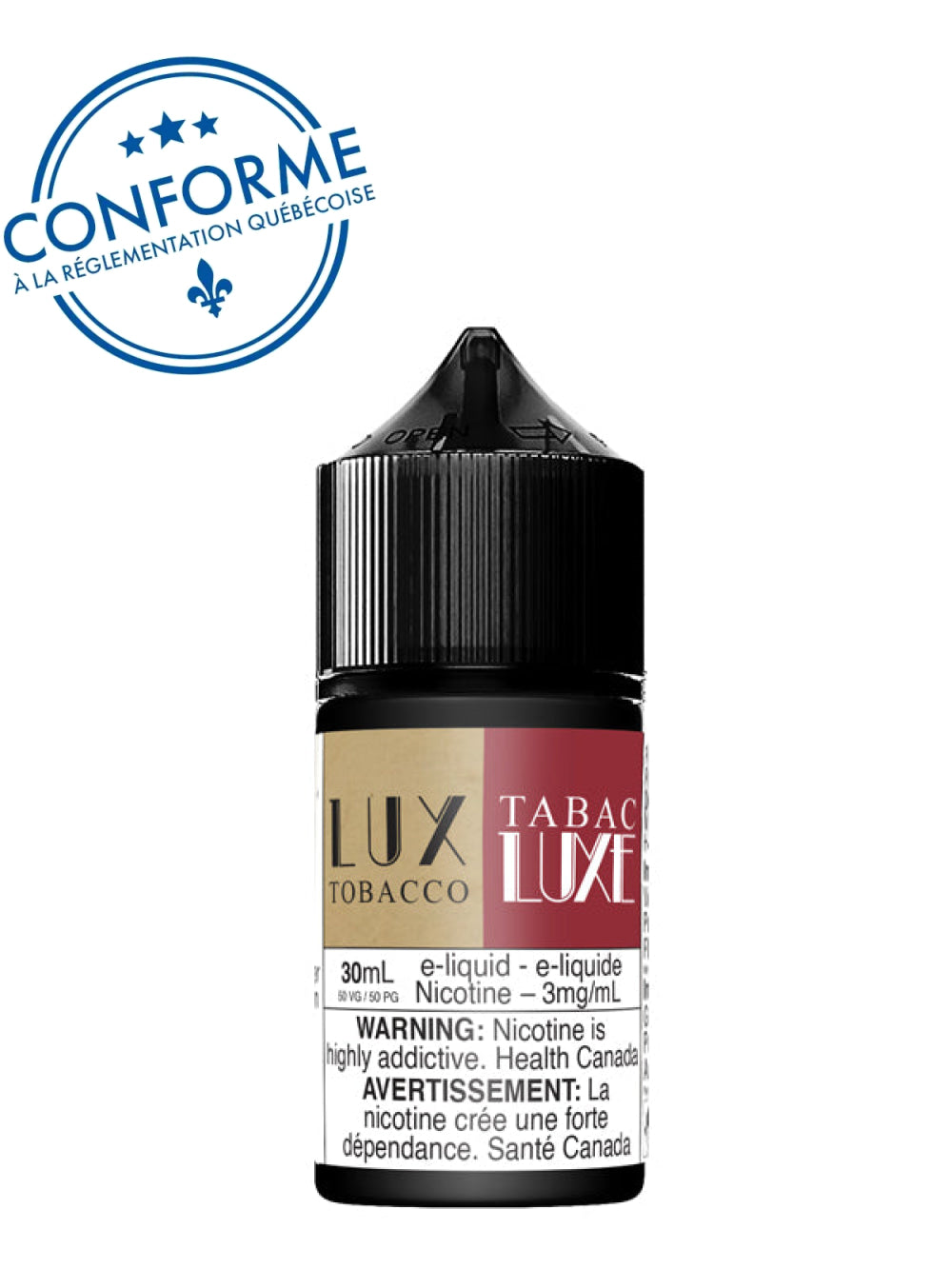 Tobacco Lux 30ml by Vapeur Express - Rigs N Clouds Canada